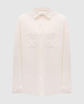 Brunello Cucinelli Бежевая рубашка MA6710658P