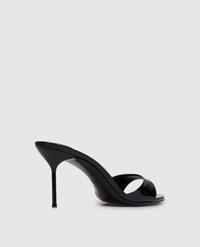 Paris Texas Чорні шкіряні лаковані мюлі LIDIA PX1141XVN01