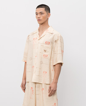 Misbhv Бежева сорочка Devil Postcard 260M104