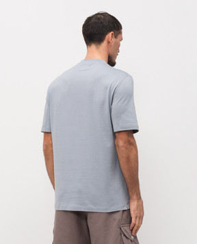 Brunello Cucinelli Голубая футболка M0B131308Y
