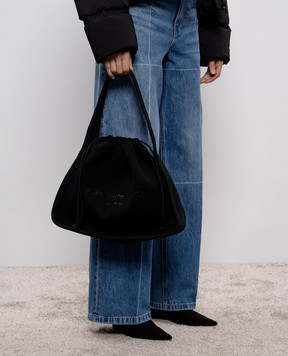 Alexander Wang Чорна сумка RYAN з логотипом 20422K21T