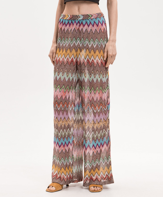 Missoni Штани в брендовий візерунок з люрексом MC25SI01BR014K зображення 3