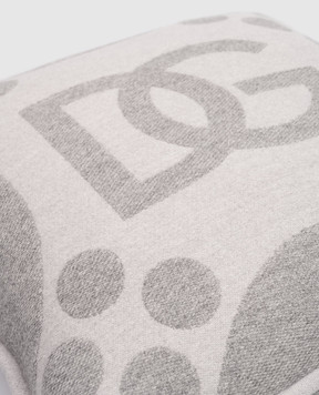 Dolce&Gabbana Сіра декоративна подушка з вовни TCE008TCAN2