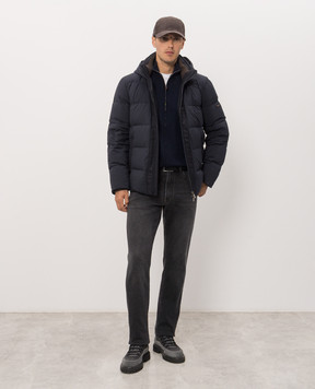 Cashmere&Whiskey Синій кардиган з кашеміру MU867A1312525R