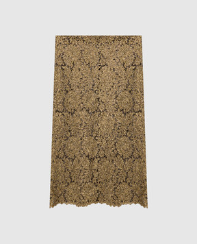 Ermanno Scervino Золотиста спідниця з кристалами D492O701CTZJO