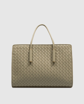 Bottega Veneta Зелена шкіряна сумка-тоут Barbara 875932V5KD0