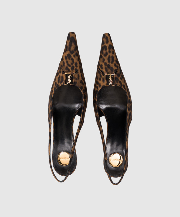 Saint Laurent Слингбеки BABYLONE BRETEUIL в леопардовый принт A001KIAAC9R изображение 4
