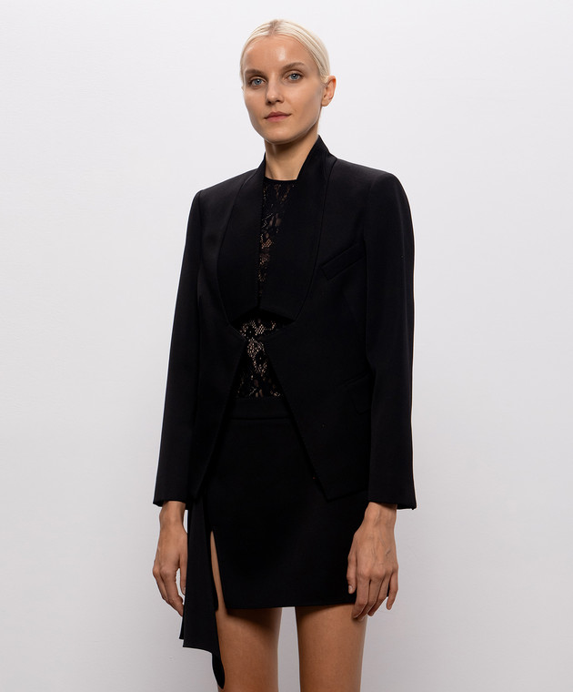 Givenchy Чорний жакет з вовни BW30RB167D зображення 3