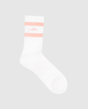 Sporty & Rich Белые носки с вышивкой логотипа AC026712300WH91
