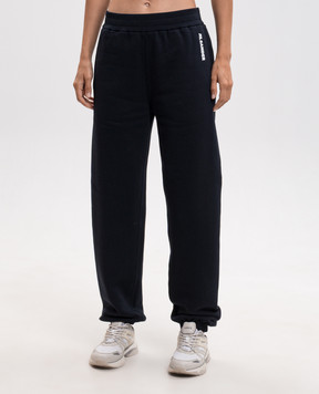 Jil Sander Голубые утепленные джоггеры с принтом логотипа JJ02KA0424J20128