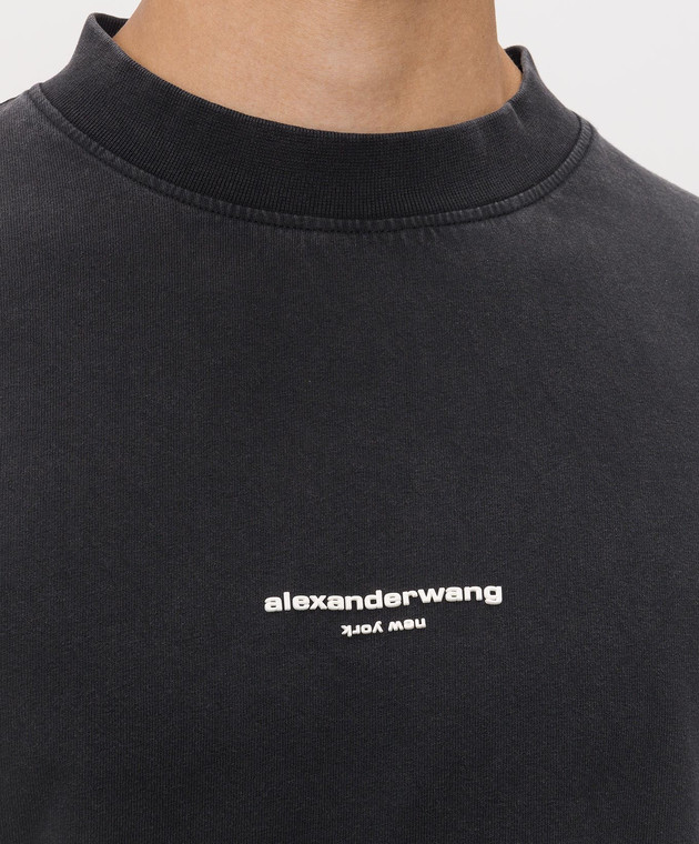 Alexander Wang Черный лонгслив UCC3261908m изображение 5