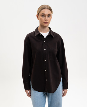 CITIZENS OF HUMANITY Коричневая джинсовая рубашка Carter 94693021