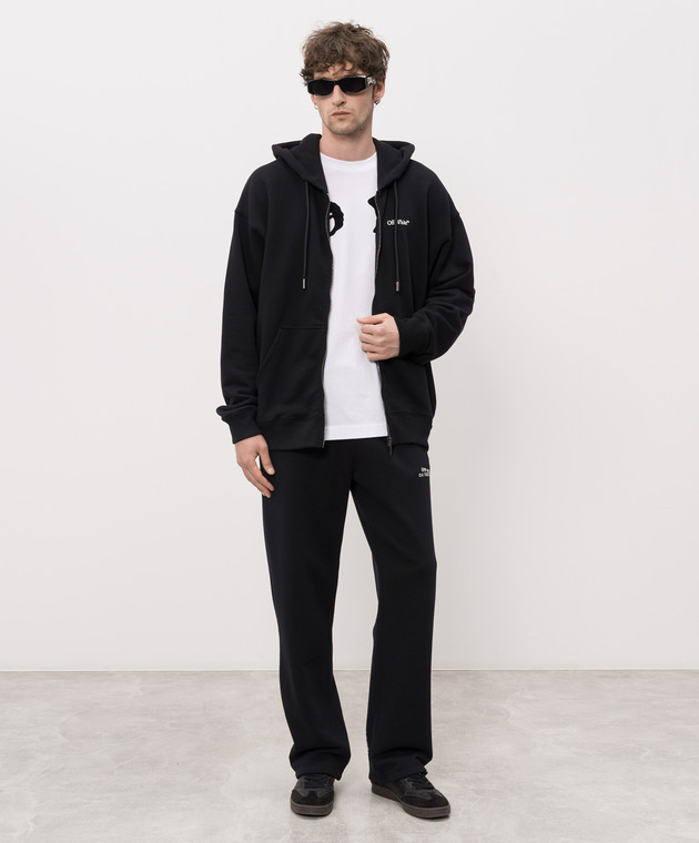 Off-White Біла футболка з принтом Palace Arrow 44MAA120Z26J001 зображення 2