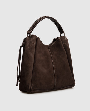 Gianni Chiarini Коричневая замшевая сумка Era BS12570CMPL