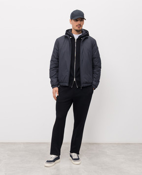 Moncler Синяя пуховая куртка L10911A00099597X2