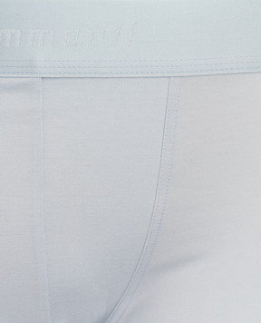 Zimmerli Блакитні труси-боксери з логотипом 7001343514