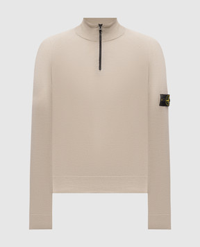 Stone Island Джемпер цвета хаки с шерстью L2S155100008S00A1