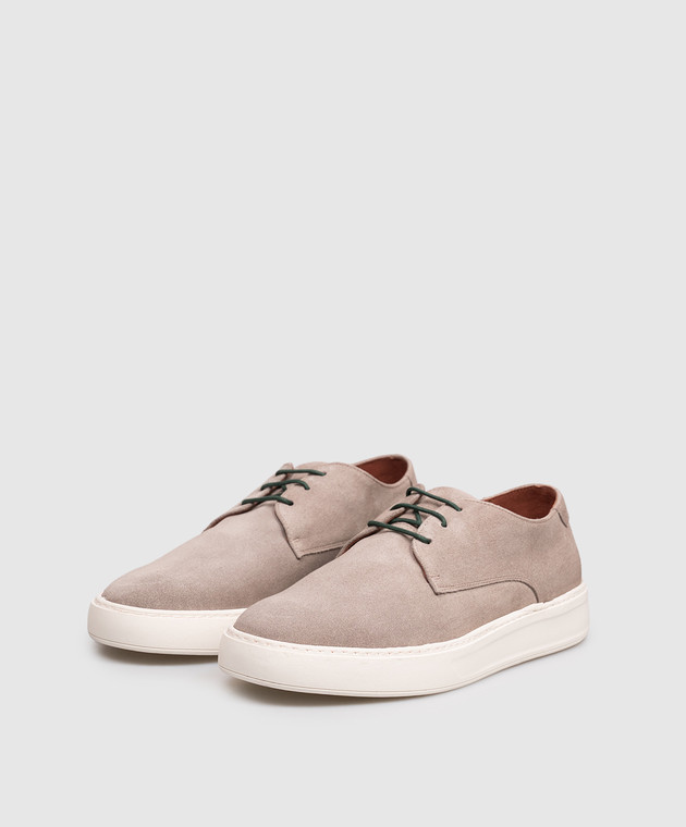 Florentino Бежеві замшеві дербі 126276610105 зображення 2