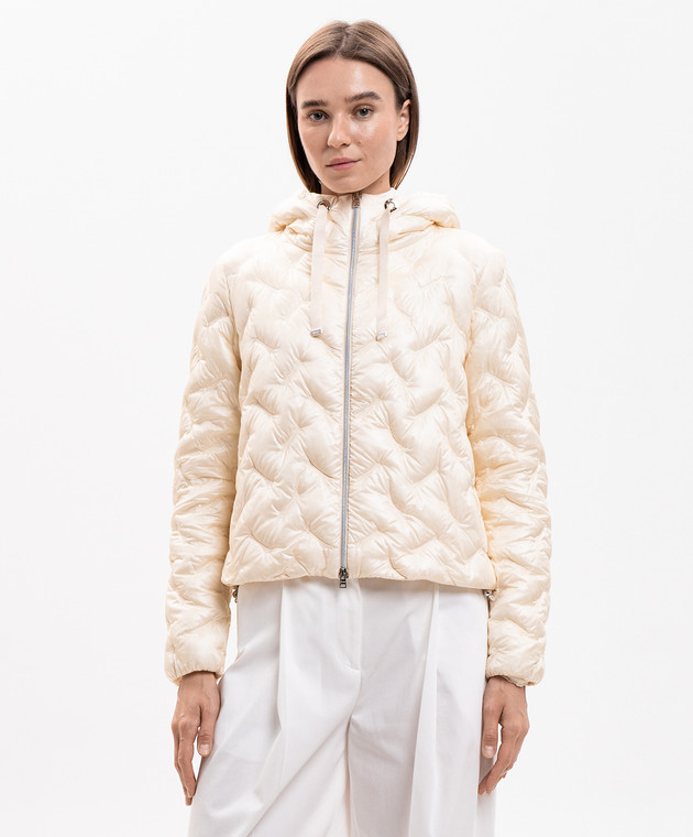 Herno Желтая пуховая куртка PI00169DR12017Z изображение 3