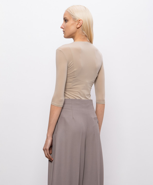 Thierry Mugler Бежевий топ 26S3TO08855015 зображення 4