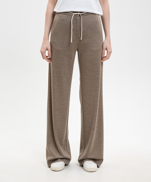 Marco Pescarolo Бежевые спортивные штаны Fency FENCYD53Y19 изображение 3