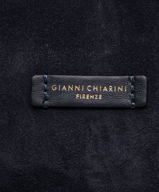 Gianni Chiarini Синий замшевый рюкзак Violette BS12238CMPL изображение 4