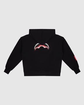 Sprayground Дитяча чорна спортивна куртка Shark SPY1385EBLK