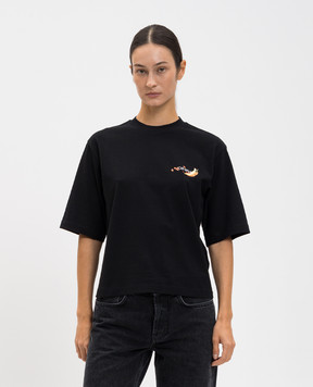 Off-White Чорна футболка Fruits Arrow 2AA124F25JER003