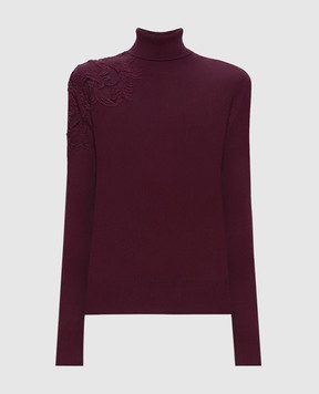 Ermanno Scervino Бордовий гольф з кашеміру D495M317APPYU