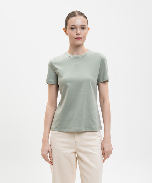 Max Mara Зеленая футболка MADIA MXPMADIA изображение 3