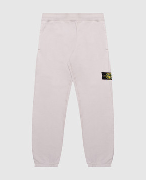 Stone Island Дитячі сірі джогери з патчем L2S166200003S0A2014