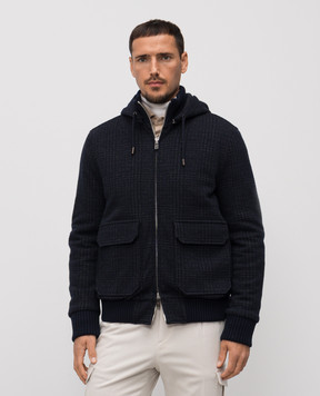 CAPOBIANCO Синя куртка з вовною 19M182JL02