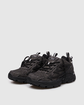 Off-White Черные кроссовки Denim Be Right Back OMIA295Z26DEN001