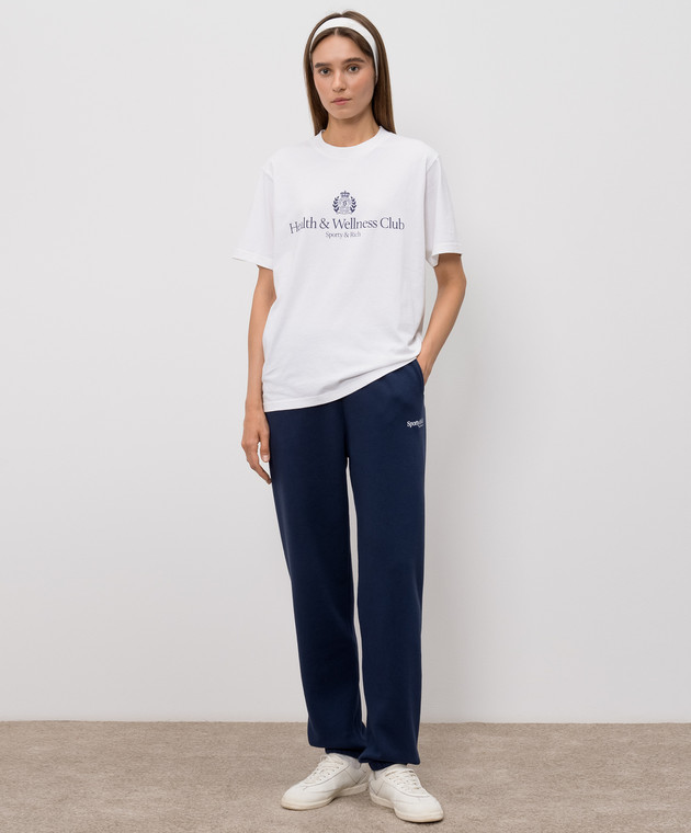 Sporty & Rich Біла футболка H&W Crest TO119710241WH01 зображення 2
