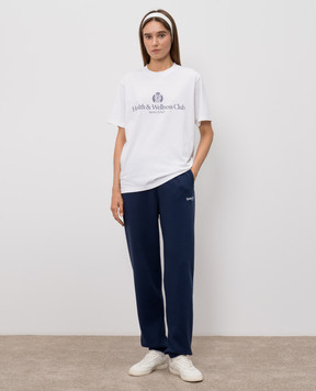 Sporty & Rich Біла футболка H&W Crest TO119710241WH01