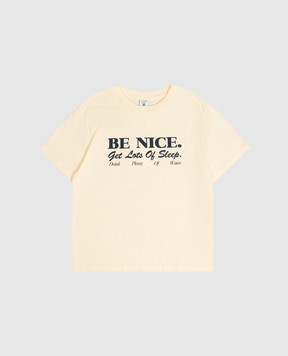 Sporty & Rich Дитяча жовта футболка Be Nice TO04876003YE02