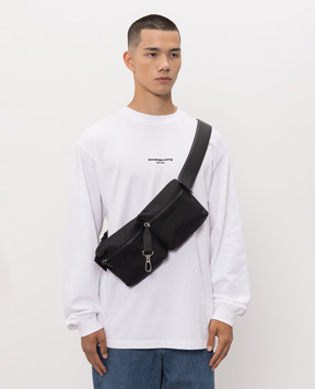 Givenchy Чорна поясна сумка Cargo BK50G7K21W