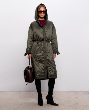 Max Mara Зеленая удлиненная куртка BOSCO MTCBOSCO
