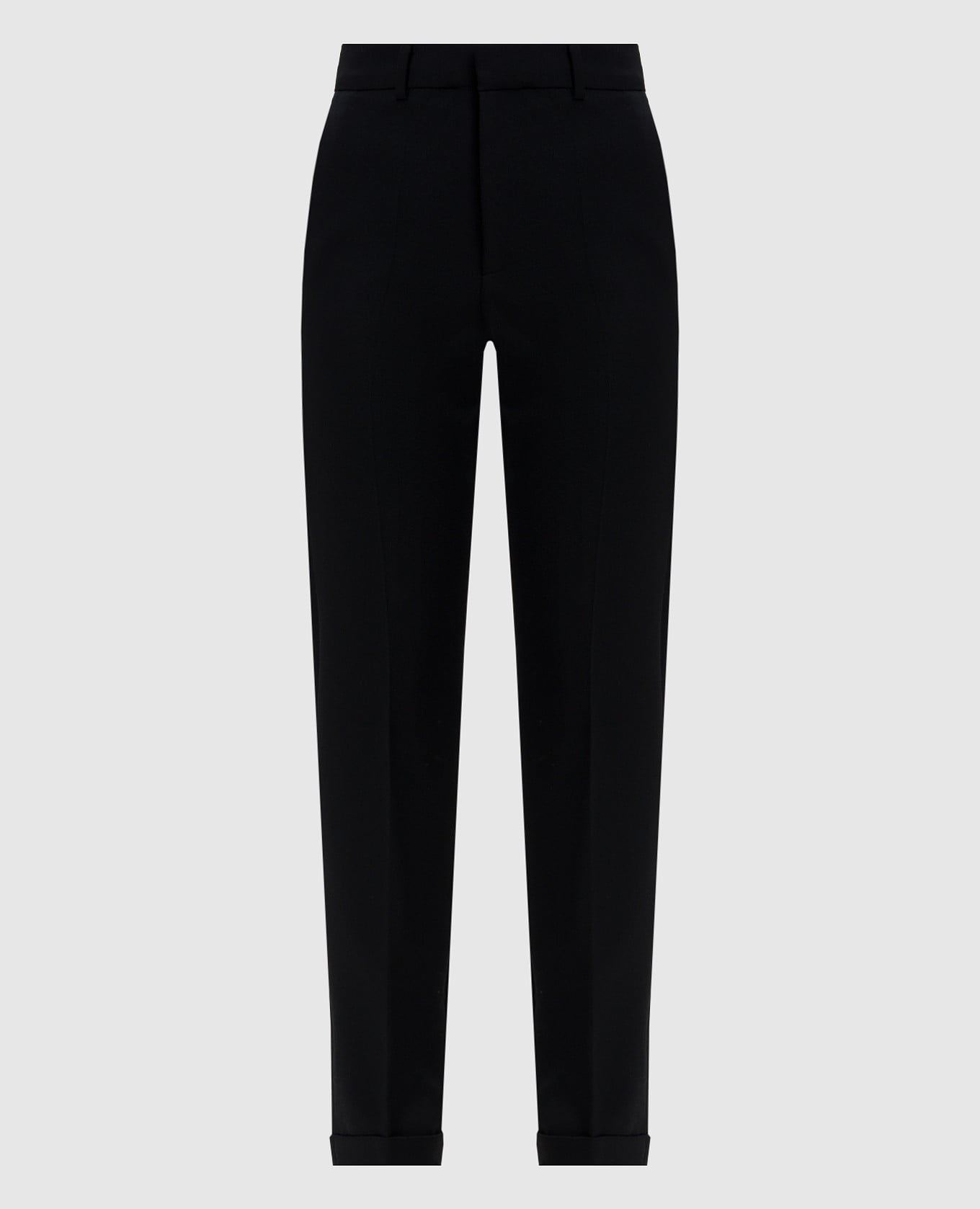 Чорні штани з вовни