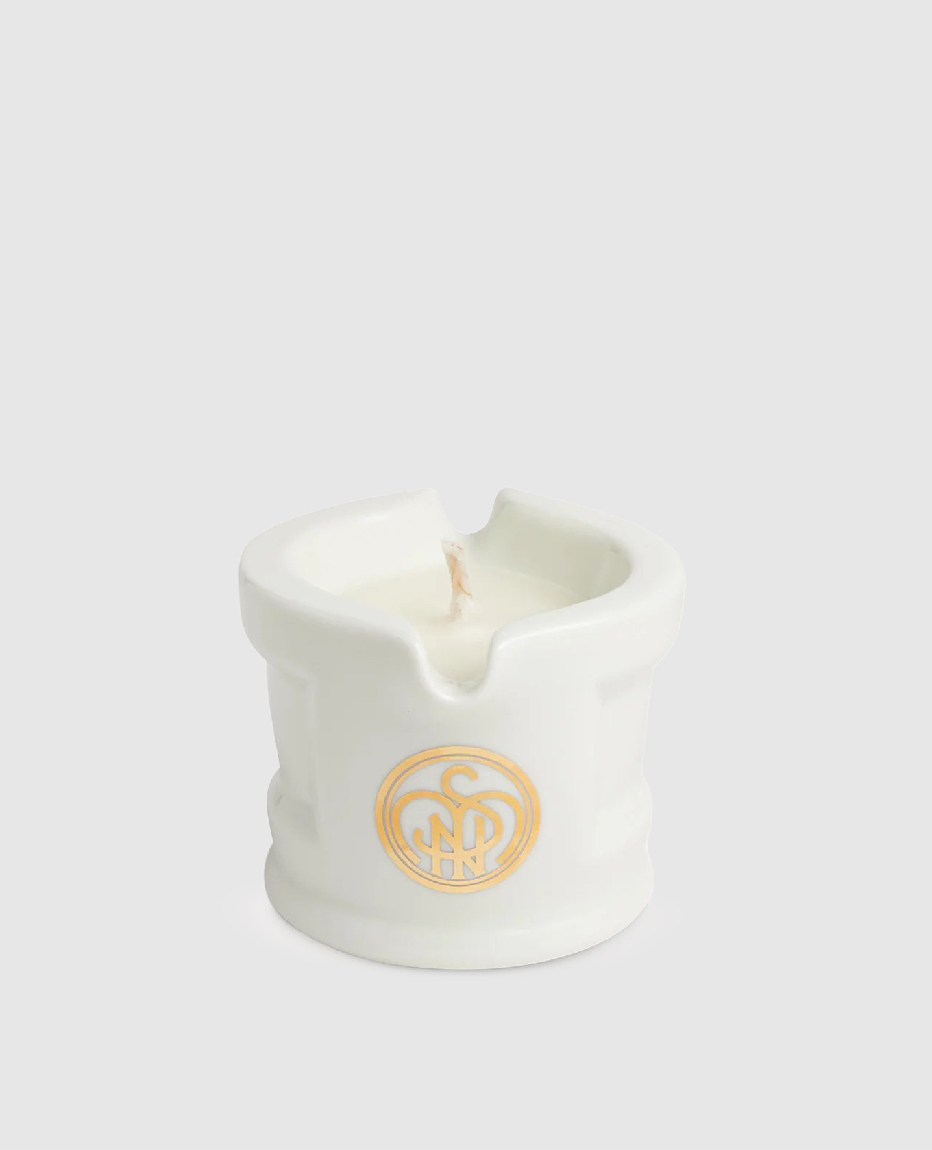 

Массажная свеча в фарфоровом подсвечнике 100 мл, Белый, Крема для тела