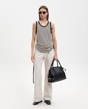 Ann Demeulemeester Джинсы клеш Zana цвета айвори B0014028FA038