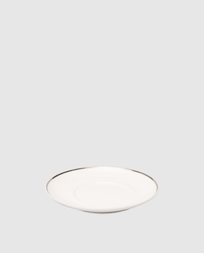 Geminiano Cozzi 1765 Біле порцелянове блюдце для кави Ducale JQCGP069071