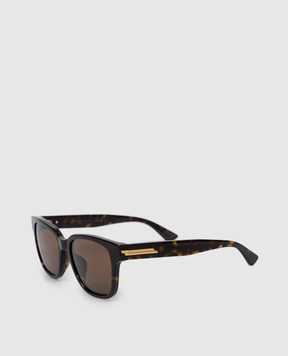 Bottega Veneta Коричневые солнцезащитные очки 861364V2Q30