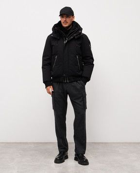 Mackage Чорна пухова куртка Iker з емблемою IKER