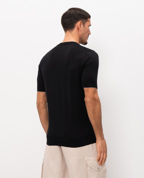 Brunello Cucinelli Чорна футболка M29805200