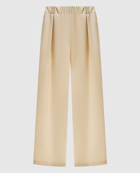 Jil Sander Бежеві штани з вовни J02KA0383J40171