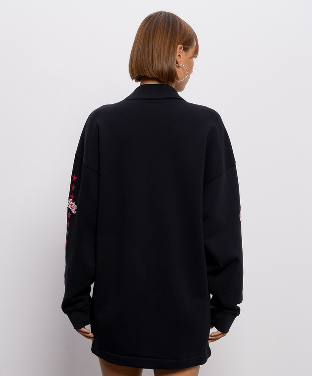 Off-White Черное платье Star 2FU00595T изображение 4