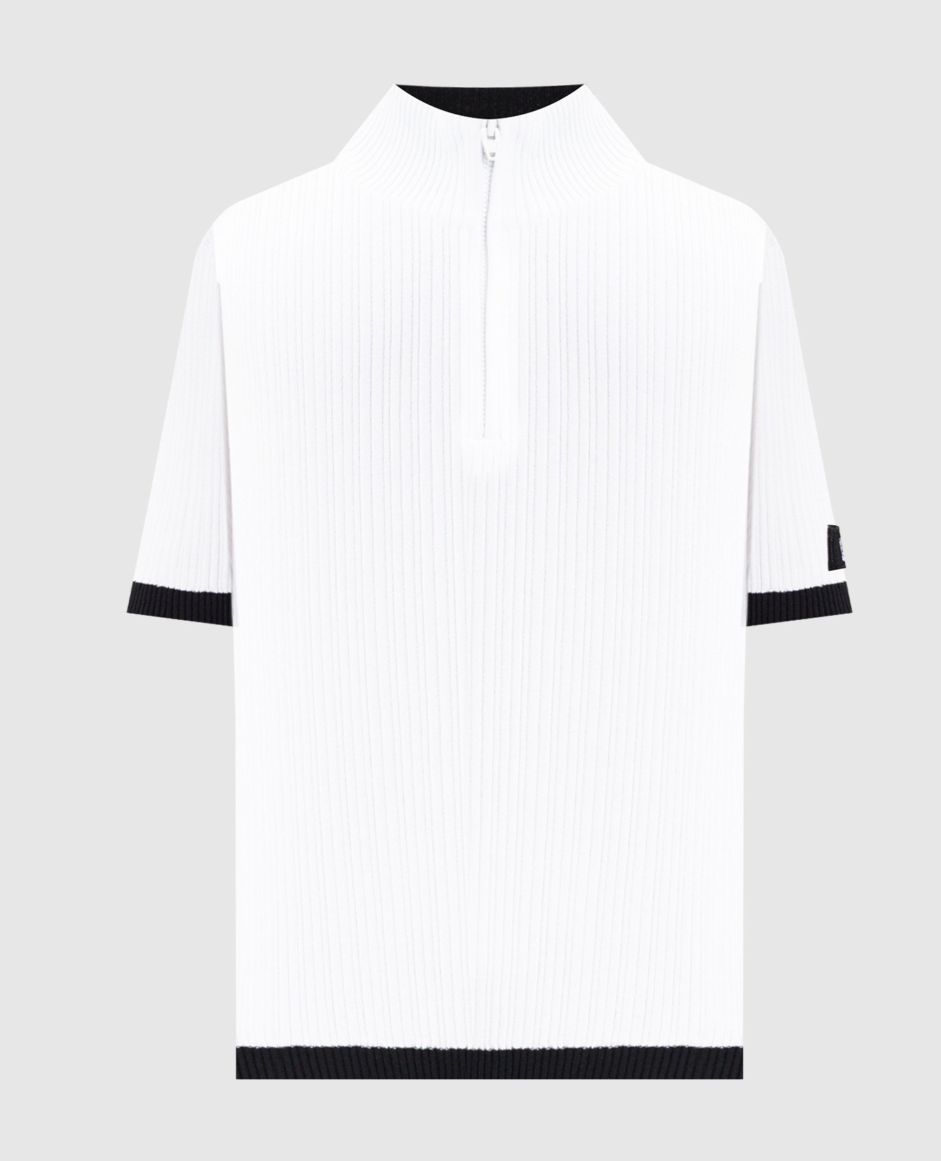 

Белый топ с нашивкой логотипа, Топы