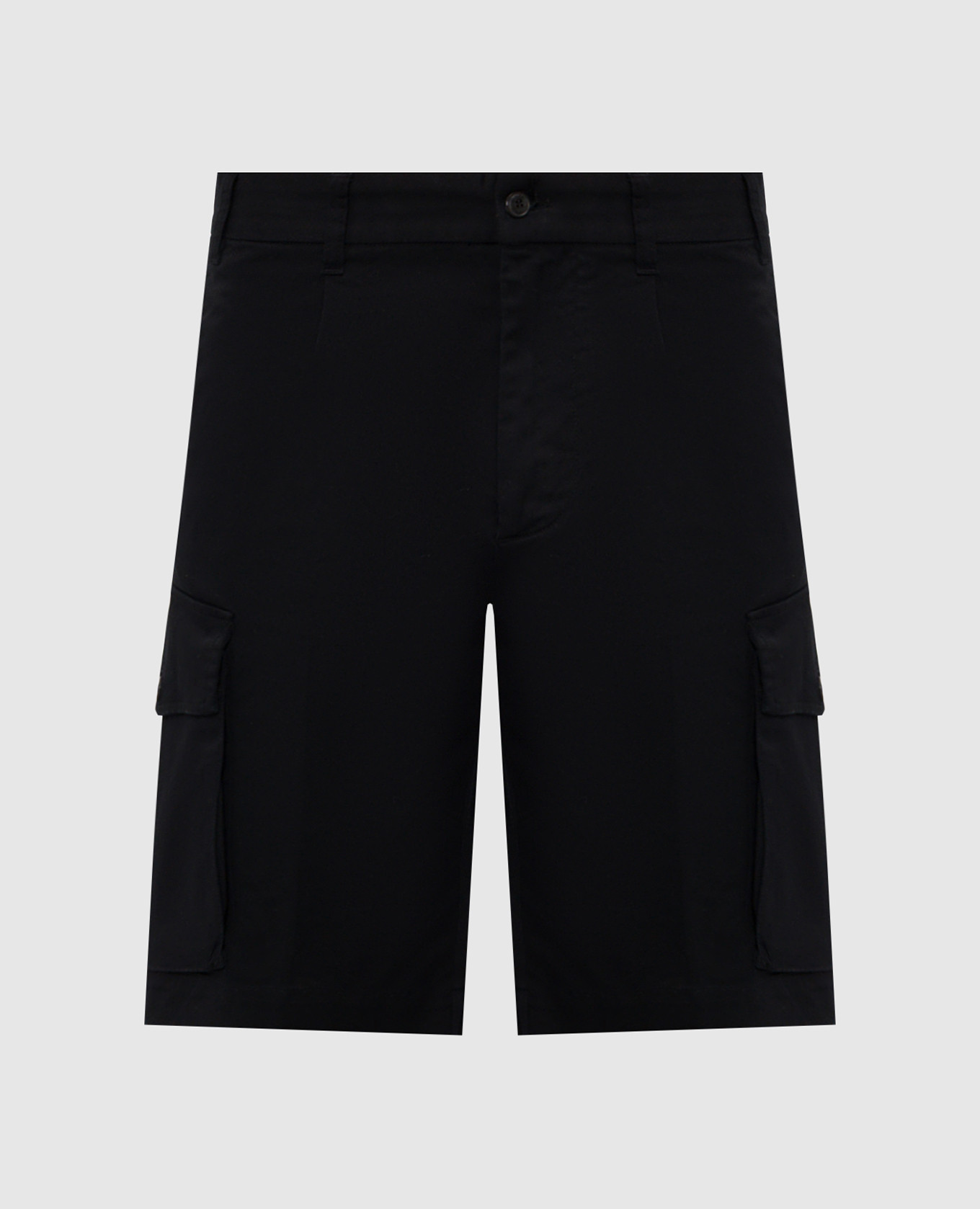 Черные шорты-карго