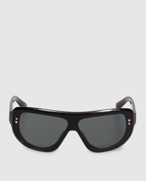 Jacquemus Чорні сонцезахисні окуляри Havana JAC225C1SUN